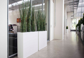 Озеленение бизнес центра искусственными растениями OBCG5