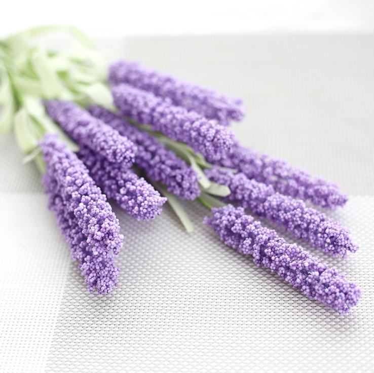 Искусственный цветок Лаванда фиолетовая 51 