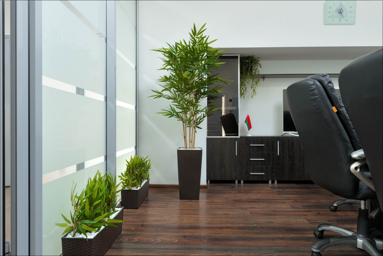 Озеленение офиса искусственными растениями OOG4
