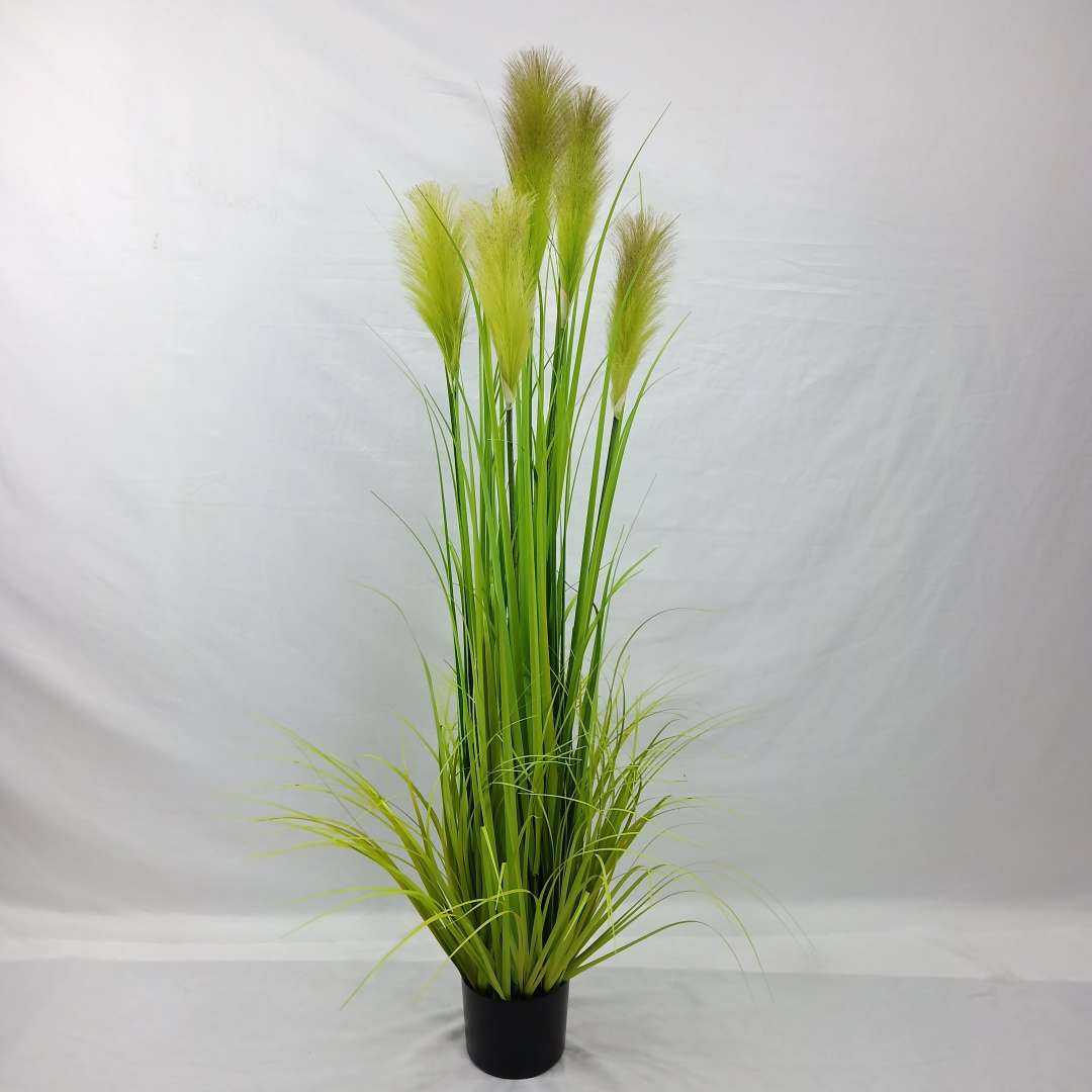 Искусственная трава в горшке Лисий хвост FG015