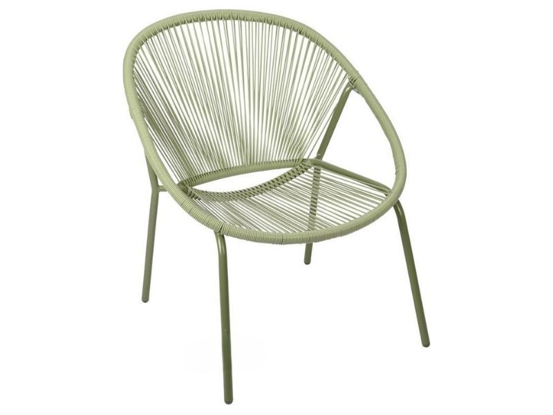 Кресло из искусственного ротанга Bresol FG-4100050 зеленый