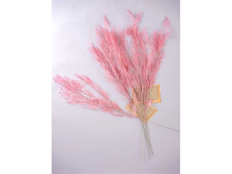 Ветка декоративная сухоцвет нежно-розовый FG-30--13