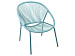Кресло из искусственного ротанга Bresol FG-4100060 голубой
