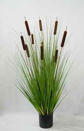 Искусственная трава в горшке Камыш обыкновенный FG01
