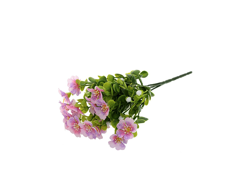 Искусственный цветок 34см, розовый