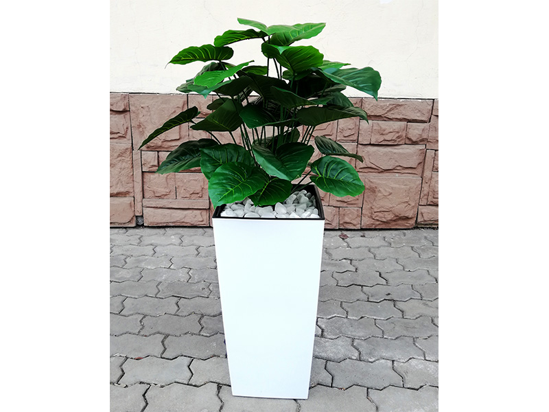 Искусственное растение Филодендрон в белом горшке (YN-373)