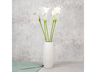 Искусственный цветок Калла 80см белая BN10768