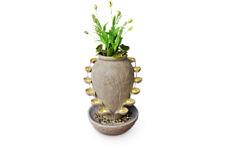 Декоративный фонтан Цветок лотоса