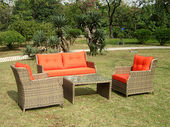 Мебель из искусственного ротанга San-Marino orange