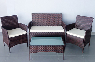 Мебель из искусственного ротанга Montenegro brown